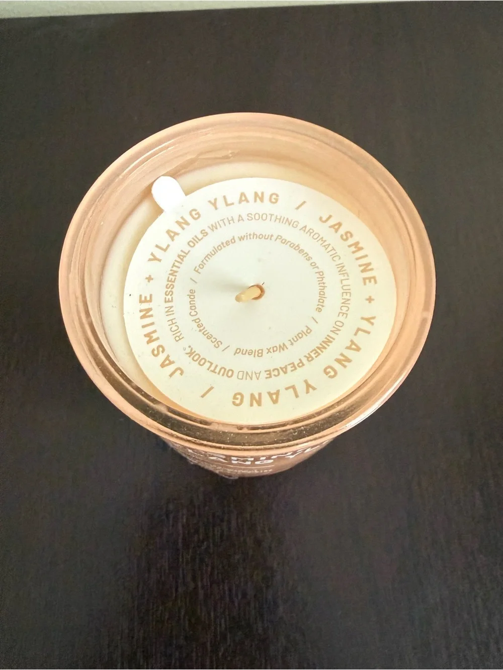 Target Jasmine + Ylang Ylang Candle - Peach Tone